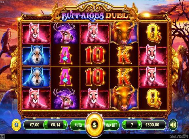 Buffaloes Duel Slots Machine