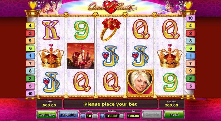 queen of hearts deluxe free slots